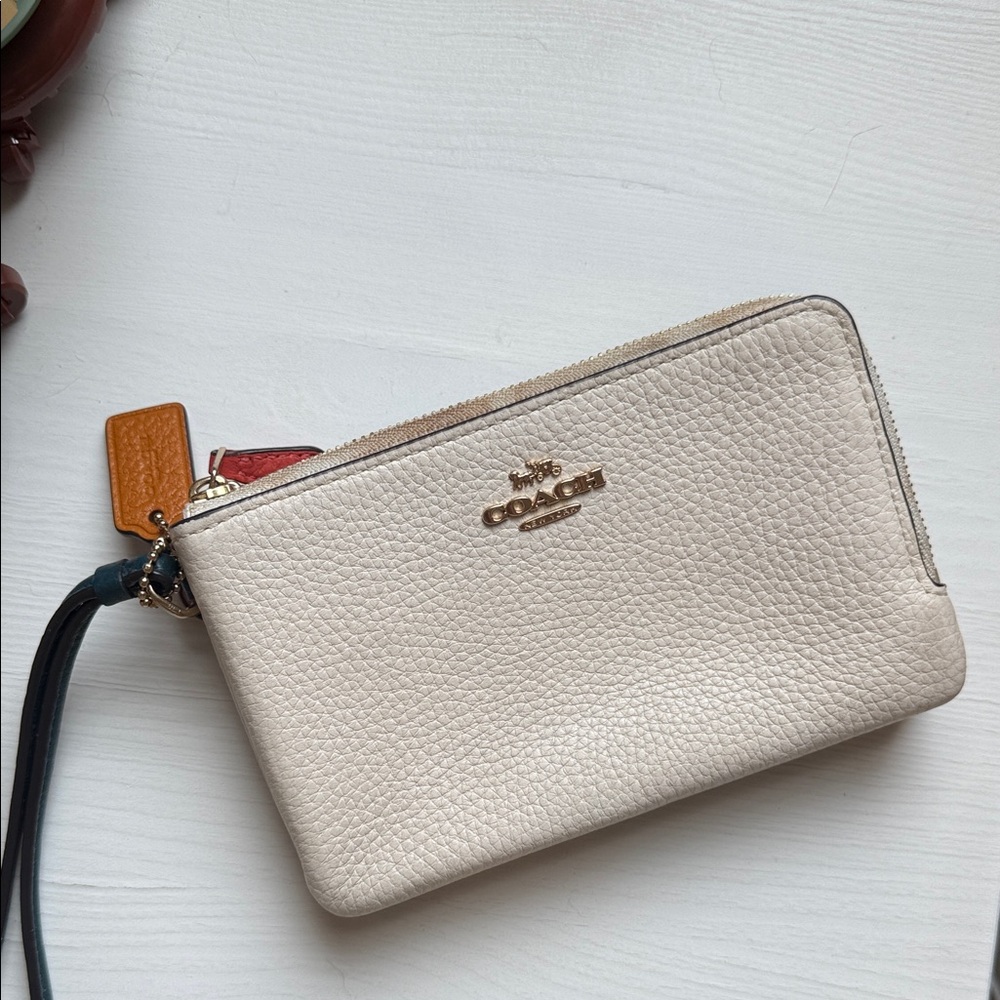 Coach Leather Wristlet